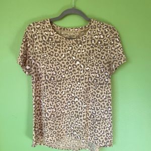 Leopard print T-shirt